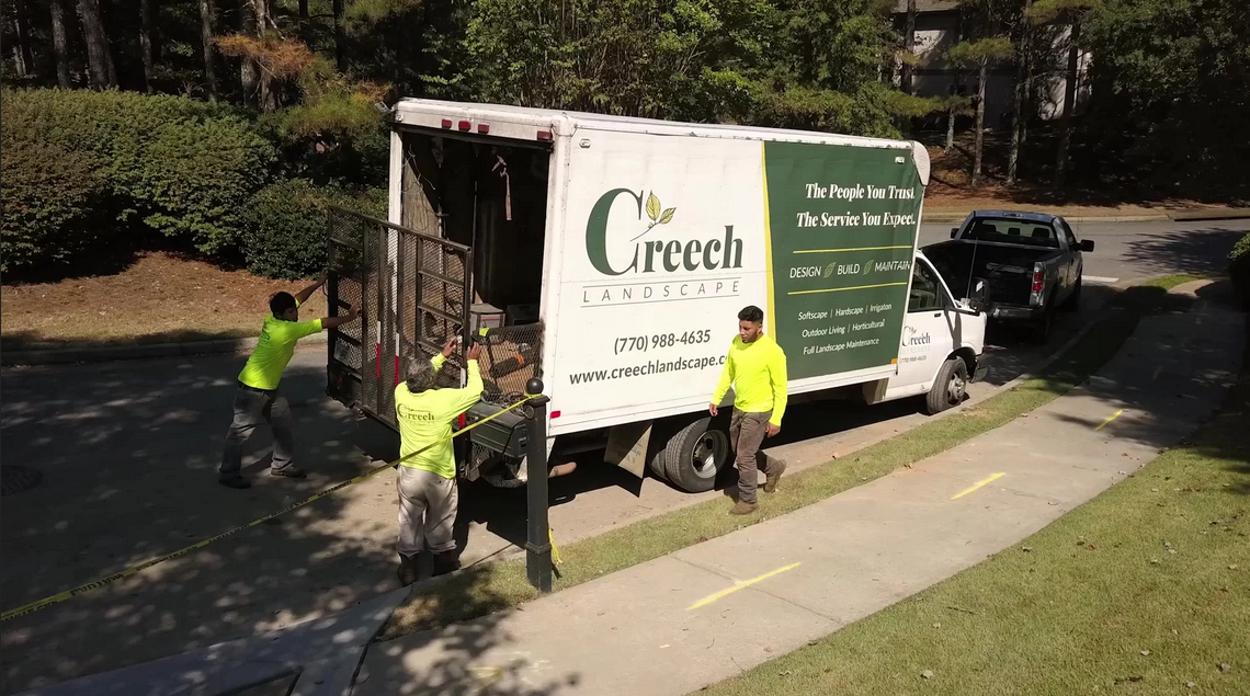 commercial landscape service in Alpharetta